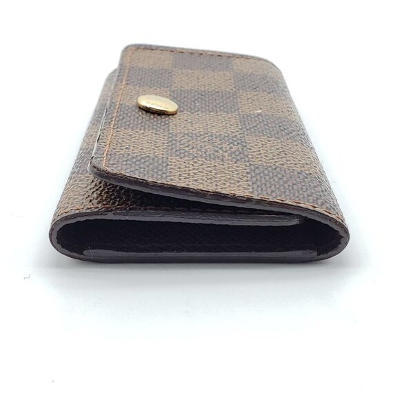 100% Authentic Louis Vuitton Damier Multicles 4 Ring Key Case - Picture 7 of 11